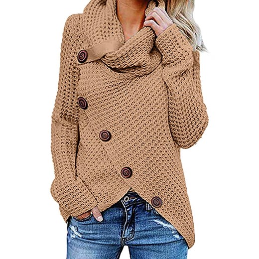 Sweter damski Cikelly z golfem 