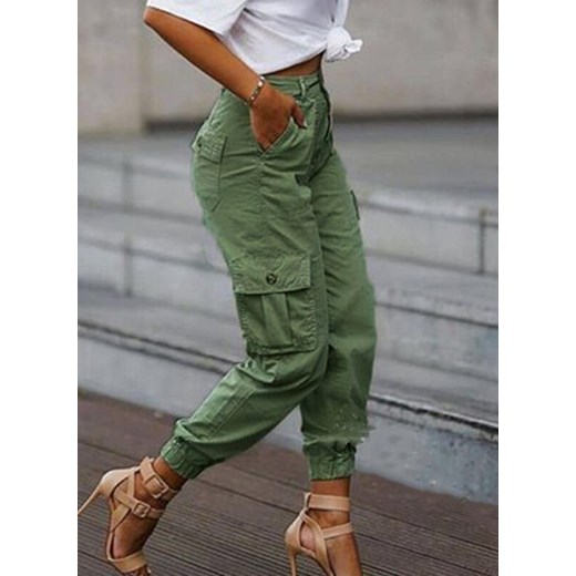 Spodnie damskie Cikelly dresowe zielone 