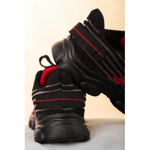 Czarne buty sportowe sznurowane Casu 204/31R Casu 36 promocja Casu.pl