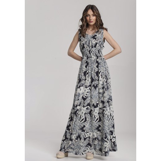 Granatowa Sukienka Salarila Renee L/XL Renee odzież