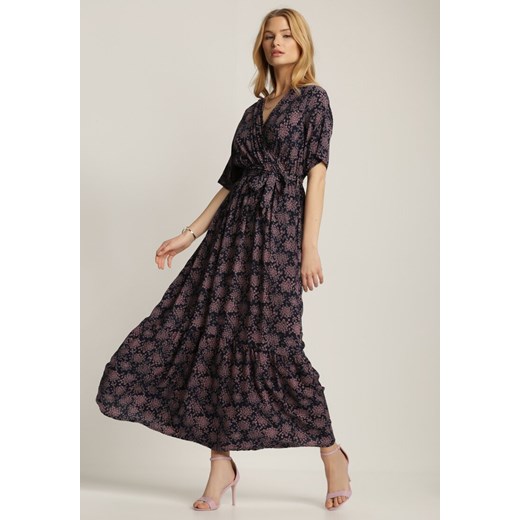Granatowa Sukienka Salaphaxaura Renee L/XL Renee odzież