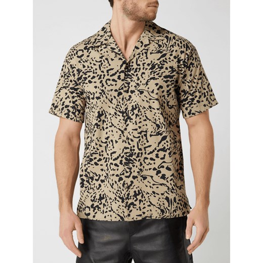 Koszula casualowa o kroju slim fit z mieszanki bawełny i wiskozy z krótkim rękawem model ‘Mornay’ Jack & Jones L Peek&Cloppenburg