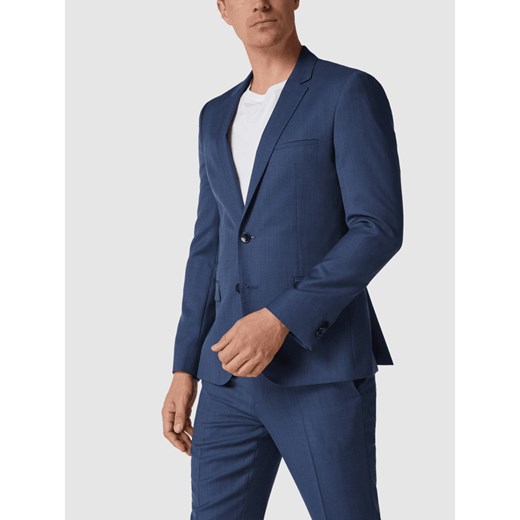 Marynarka o kroju extra slim fit z czystej żywej wełny model 'Arti' 52 Peek&Cloppenburg 