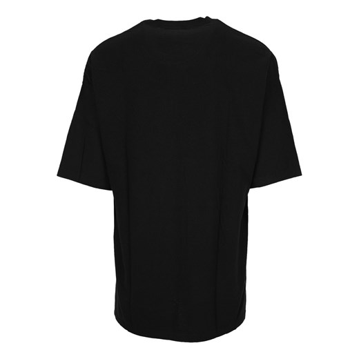 T-shirt męski czarny Undercover z krótkim rękawem z bawełny 
