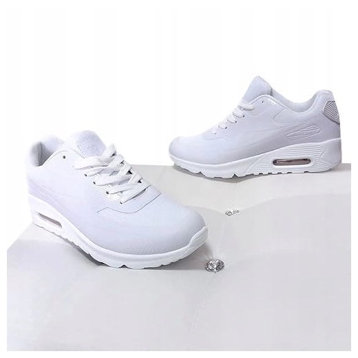ADIDASY air system buty sportowe wiązane niskie białe KBU484 40 onaion58