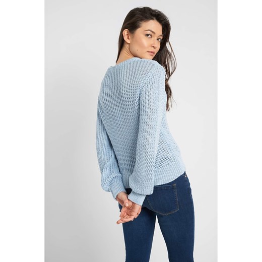 Sweter w kolorze błękitnym S wyprzedaż Limango Polska