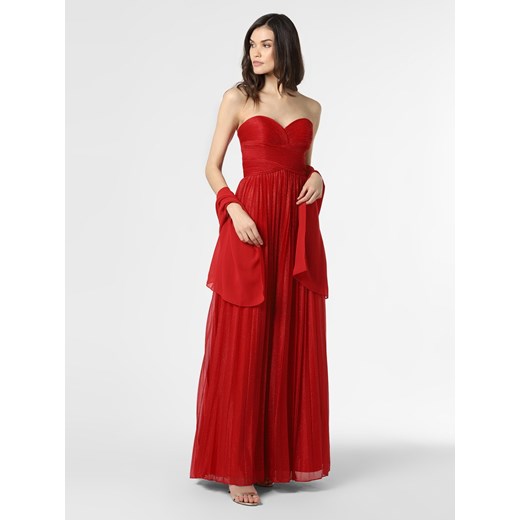 Luxuar Fashion - Damska sukienka wieczorowa, czerwony Luxuar Fashion 38 vangraaf