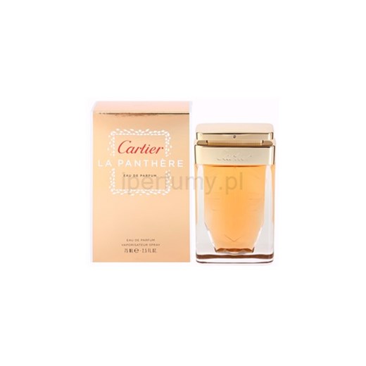 Cartier La Panthere 75 ml woda perfumowana iperfumy-pl zolty woda