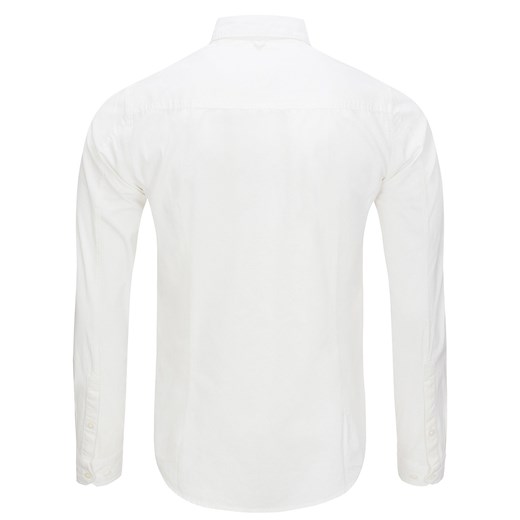 KOSZULA MĘSKA TOMMY JEANS SLIM FIT SHIRT WHITE Tommy Jeans S wyprzedaż zantalo.pl