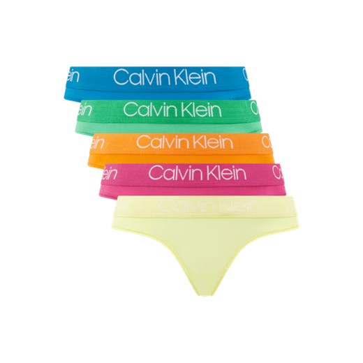 Stringi z dodatkiem streczu w zestawie 5 szt. Calvin Klein Underwear XS okazja Peek&Cloppenburg 