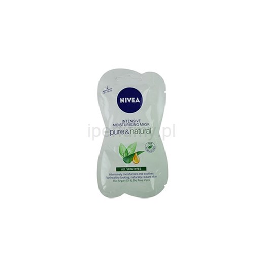 Nivea Visage Pure & Natural nawilżająca maseczka do twarzy (Intensive Moisturising Mask) 2x7,5 ml iperfumy-pl bialy naturalne