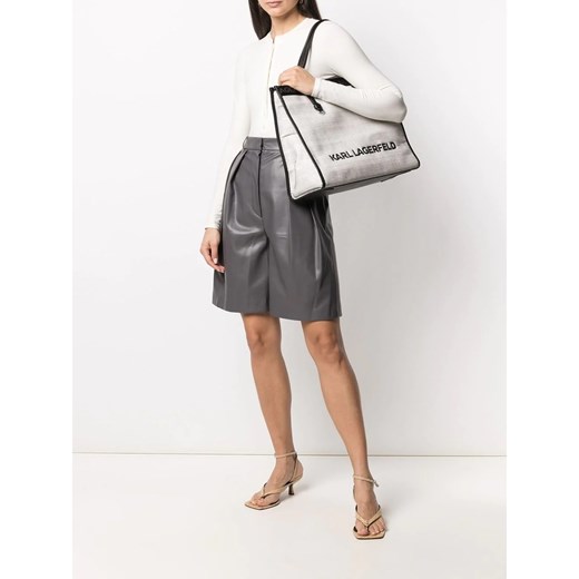 Karl Lagerfeld shopper bag na ramię matowa 