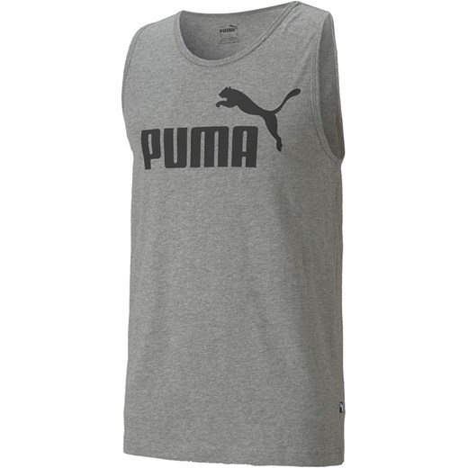 T-shirt męski Puma szary z krótkim rękawem 
