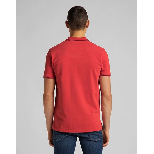 T-shirt męski czerwony Lee 
