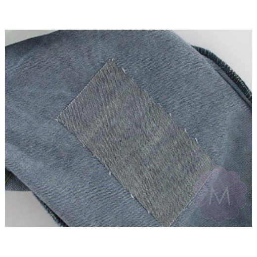 Granatowe wycierane spodnie jeansowe rurki z dziurami mercerie-pl szary Spodnie