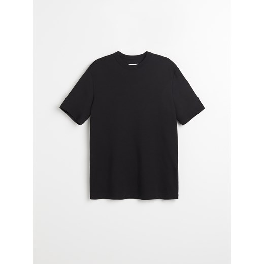 Reserved - T-shirt z wysokiej jakości bawełny - Czarny Reserved M Reserved