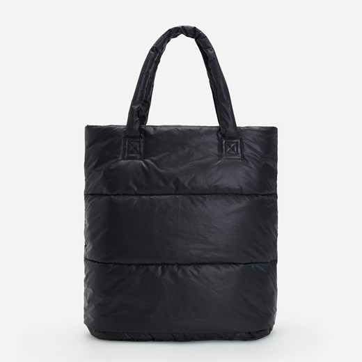 Reserved - Pikowana torba shopper - Czarny Reserved ONE SIZE wyprzedaż Reserved