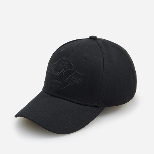 Reserved - Bawełniana czapka z daszkiem - Czarny Reserved ONE SIZE okazja Reserved