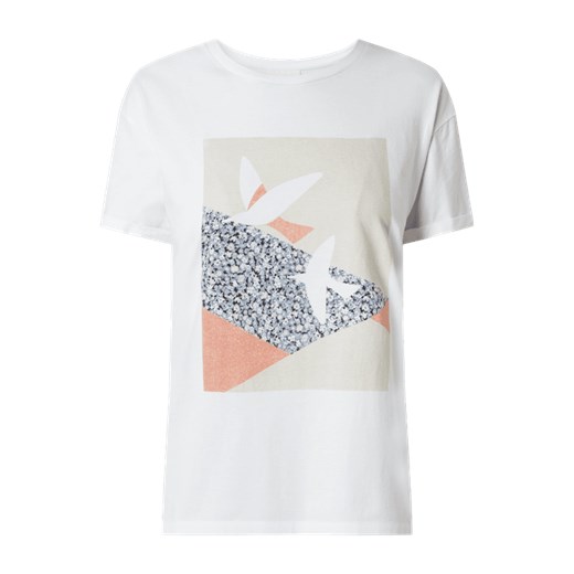 T-shirt z bawełny ekologicznej model ‘Naalin’ L wyprzedaż Peek&Cloppenburg 