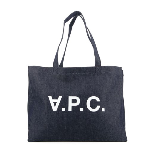 Shopper bag A.P.C. bez dodatków elegancka matowa duża 