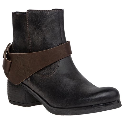 Botki Damskie BADURA - 7078-69 eobuwie-pl czarny
