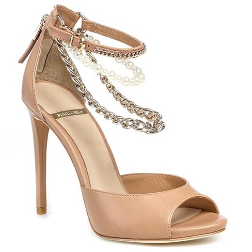 Sandały GUESS BY MARCIANO - Canh FL2CAHLEA03 BEIGE eobuwie-pl brazowy damskie