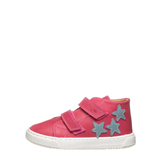 Skórzane sneakersy w kolorze różowym Pom Pom 26 promocyjna cena Limango Polska