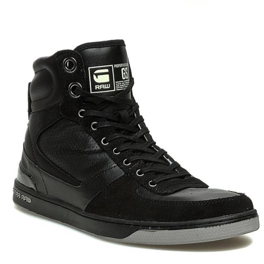 Sneakersy G-STAR RAW - GS51441/30X Black Leather/Suede Mono eobuwie-pl czarny jednoplaczaste