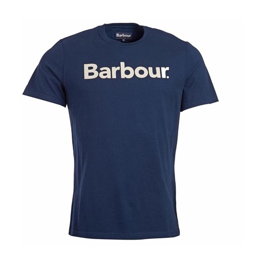 T-shirt męski Barbour z krótkimi rękawami w stylu młodzieżowym 