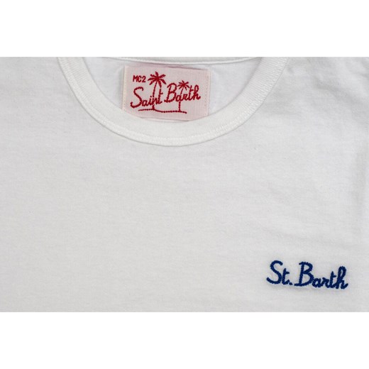 T-shirt chłopięce biały Mc2 Saint Barth 