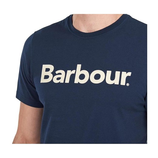 T-shirt męski Barbour z krótkimi rękawami na wiosnę 