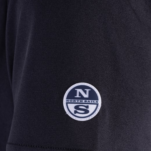 T-shirt męski North Sails czarny z krótkim rękawem 