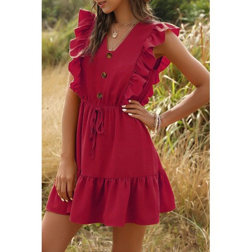 Sukienka TAMISA RED M promocyjna cena Ivet Shop