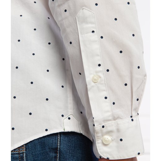 Koszula męska Lacoste na wiosnę w abstrakcyjnym wzorze 