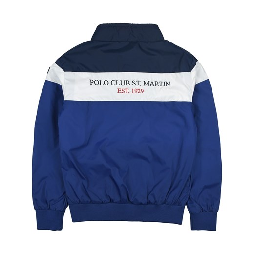 Kurtka chłopięca Polo Club St. Martin niebieska 