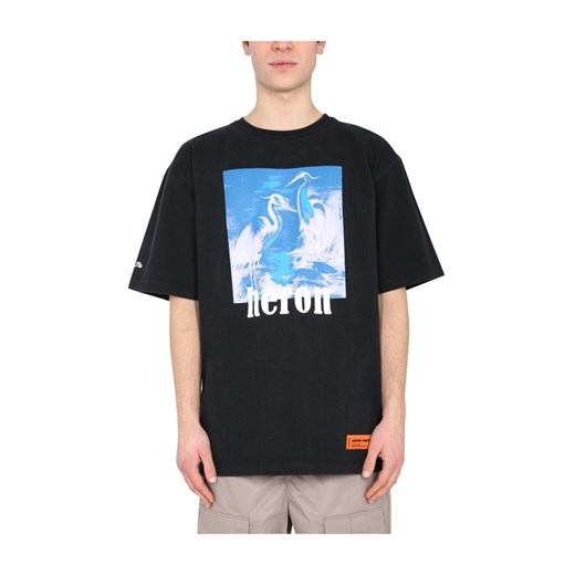 T-shirt męski czarny Heron Preston 