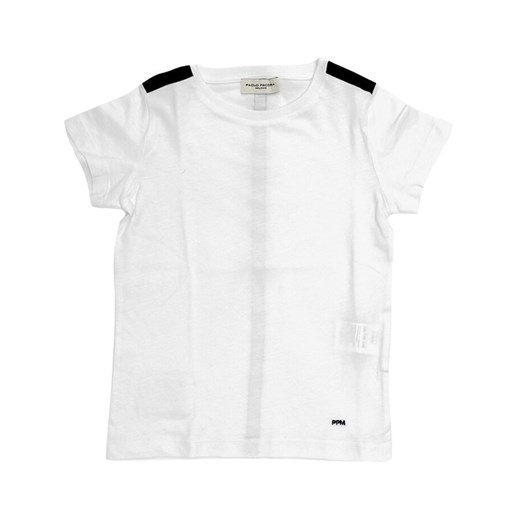T-shirt chłopięce biały Paolo Pecora z krótkim rękawem 
