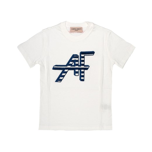 T-shirt chłopięce biały Alberta Ferretti z krótkim rękawem 