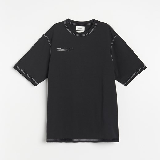 Reserved - Koszulka z nadrukiem - Czarny Reserved L Reserved