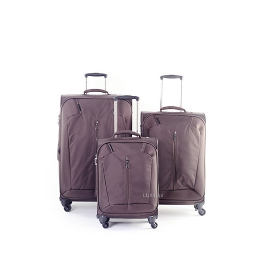 Komplet walizek Puccini Siena - brązowy lux4u-pl brazowy baza pod makijaż