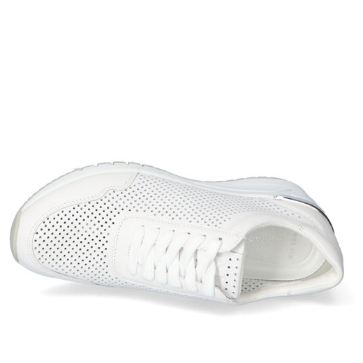 Sneakersy Marco Tozzi 2-23500-26 Białe zamsz Marco Tozzi Arturo-obuwie