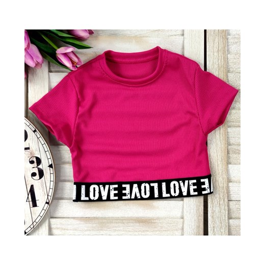 Bluzka dziewczęca różowa Petit Boutique - Moda Dziecięca 
