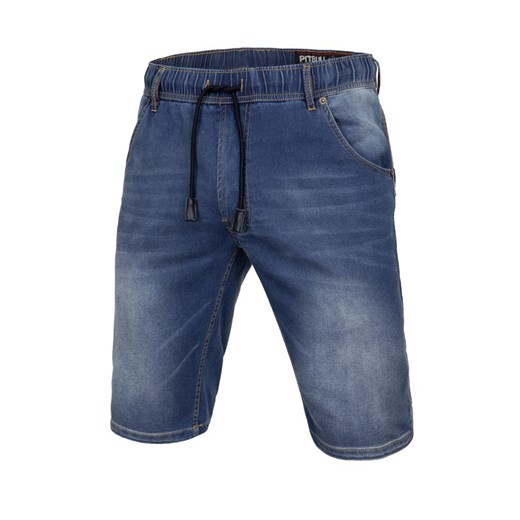 Spodenki męskie Pit Bull granatowe jeansowe casual 