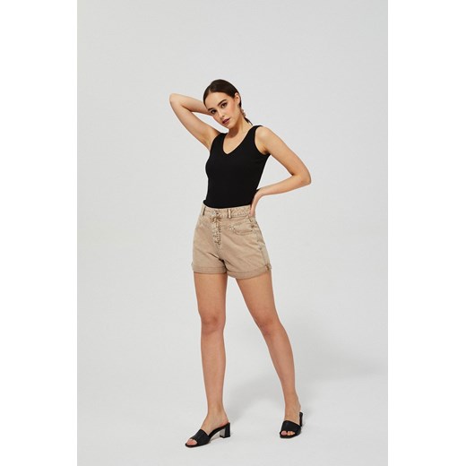 Prążkowany top z bawełny organicznej Moodo.pl XS Moodo.pl