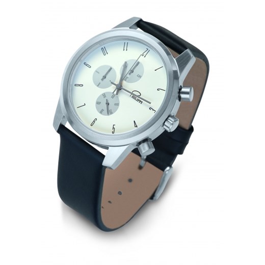 Philippi Luxury - Zegarek na rękę biały - 4,1 cm home-form-pl brazowy codzienny