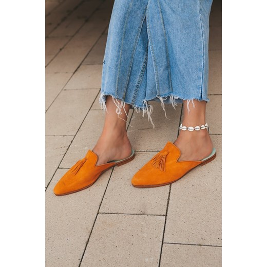 Klapki MAROC pomarańczowe 36 WAW PROJECT ANNA SKURA || NUSA STORE OFFICE
