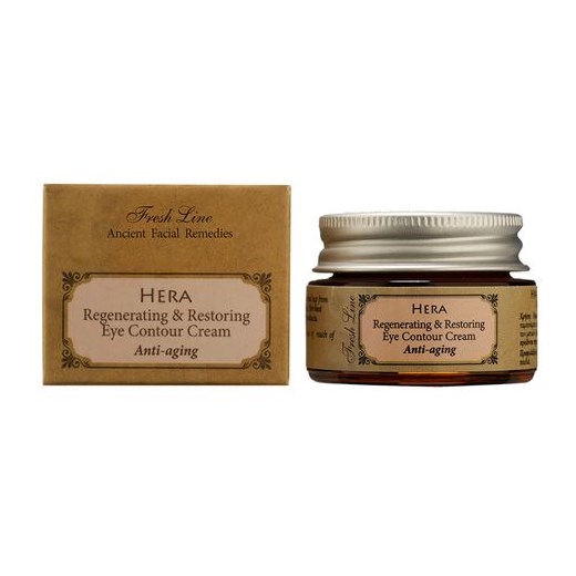 HERA - Krem pod oczy anti-aging o działaniu regenerująco - odmładzającym z olejkami z róży i drzewa sandałowego Glow Up Shop Glow Up Shop