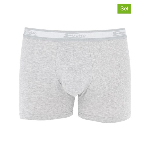 Bokserki (2 pary) w kolorze jasnoszarym Cotonella XL wyprzedaż Limango Polska