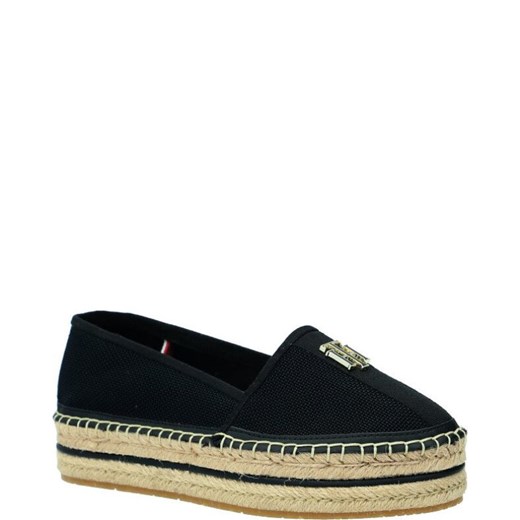 Espadryle damskie Tommy Hilfiger bez zapięcia ze skóry casual 