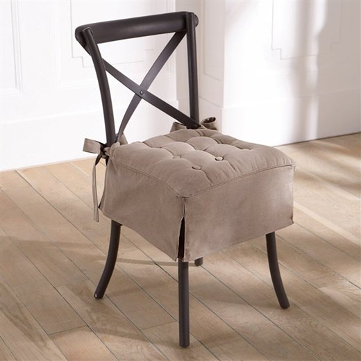 Poduszka na krzeso, p�tno lniano-baweniane